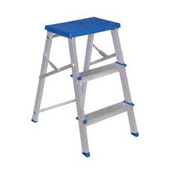 MOR ESCADA BANQUETA DOMESTICA ALUMINIO 3 DEGRAUS - 13035 - ATACADO ZR