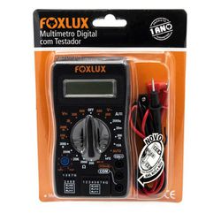 FOXLUX MULTIMETRO DIGITAL COM BATERIA - 04203 - ATACADO ZR