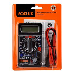 FOXLUX MULTIMETRO DIGITAL PROFISSIONAL - 14471 - ATACADO ZR