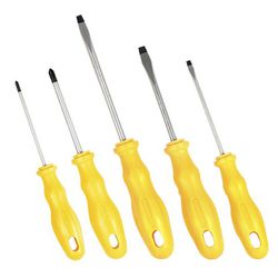 BRASFORT JOGO CHAVE FENDA/PHILIPS C/05 - 08225 - ATACADO ZR