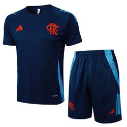 Kit Treino Flamengo Camisa + Shorts 25/26 Marinho - ATACADO LK SPORTS