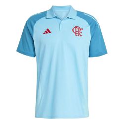 Polo Flamengo 25/26 - Azul Claro - ATACADO LK SPORTS
