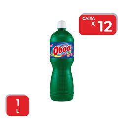 Água Sanitária Qboa Cloro Ativo 1L - 12x1L - 1429 - Atacado Mirim