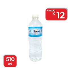 Água Mineral Daflora Sem Gás - 12x510ml - 750 - Atacado Mirim