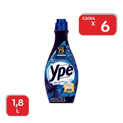 Amaciante de Roupas Ypê Intenso Azul - 6x1,8L - 15... - Atacado Mirim