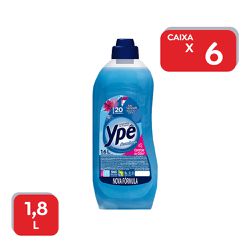 Amaciante de Roupas Ypê Aconchego Azul - 6x1,8L - ... - Atacado Mirim