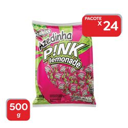 Bala Icekiss Mastigável Azedinha Pink Lemonade 500... - Atacado Mirim