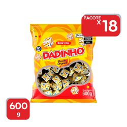 Bala Mastigável Dadinho 600g - 18x600g - 18389 - Atacado Mirim