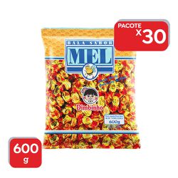 Bala Dura Mel 600g - 30X600g - 10073 - Atacado Mirim