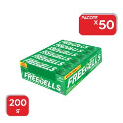 Bala Freegells Menta Refrescante 200g - 50X200g - ... - Atacado Mirim