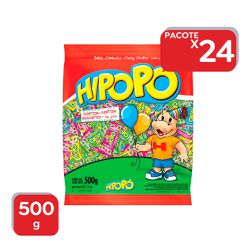 Bala Mastigável Hipopó Susto Sortida 500g - 24x500... - Atacado Mirim
