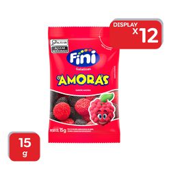 Bala Gelatina Fini Amora 15g - 12X15g - 15588 - Atacado Mirim