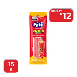Bala Gelatina Fini Tubes Morango Laranja Cítrica 1... - Atacado Mirim