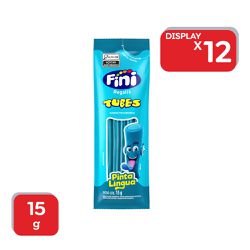 Bala Gelatina Fini Tubes Pinta Lingua Liso 15g - 1... - Atacado Mirim