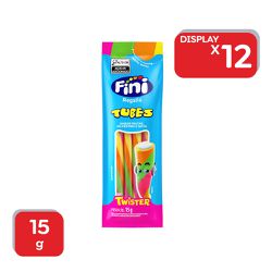 Bala Gelatina Fini Tubes Twister 15g - 12X15g - 18... - Atacado Mirim