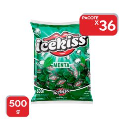 Bala Icekiss Geladinha Menta 500g - 36x500g - 1524 - Atacado Mirim