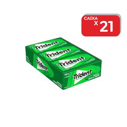 Chicle Trident Menta - 1x21Un - 697 - Atacado Mirim