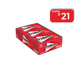 Chicle Trident Morango - 1x21Un - 698 - Atacado Mirim