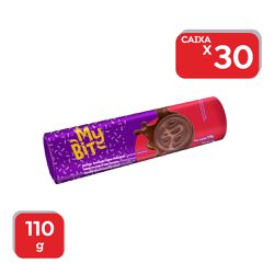 Biscoito Recheado Chocolate My Bit - 30x110g - 161... - Atacado Mirim