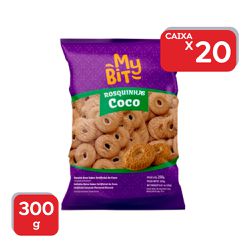Biscoito Rosquinha de Coco My Bit - 20x300g - 1599 - Atacado Mirim