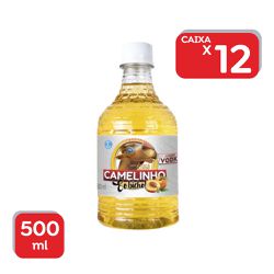 Aguardente Camelinho Pêssego 500ml - 12x500ml. - 1... - Atacado Mirim