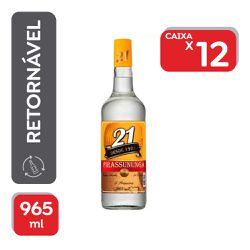 Aguardente 21 Retornável 965ml - 12x965ml. - 10326 - Atacado Mirim