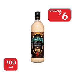 Aguardente Velho Barreiro Alambique 700ml - 6x700m... - Atacado Mirim