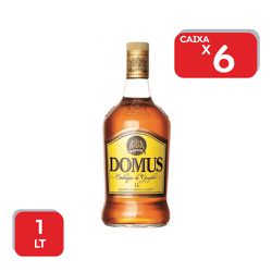 Conhaque Nacional Domus 1L - 6x1L. - 702 - Atacado Mirim