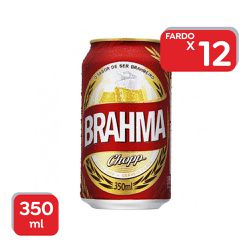 Cerveja Brahma Pilsen Lata 350ml - 12x350ml. - 158... - Atacado Mirim