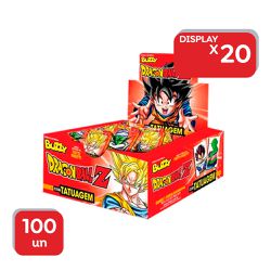 Chicle Buzzy Tatoo Dragon Ball Tutti Frutti Riclan... - Atacado Mirim