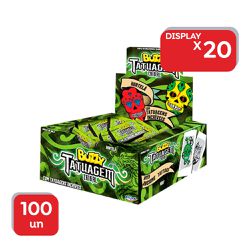 Chicle Buzzy Tatoo Tribal Hortelã Riclan - 1x90 Un... - Atacado Mirim