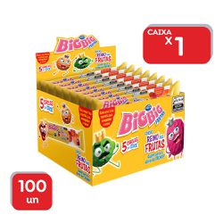 Chicle Big Big Frutas Arcor - 1x100 Un. - 43 - Atacado Mirim