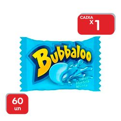 Chicle Bubbaloo Hortelã - 1x60 Un. - 100 - Atacado Mirim