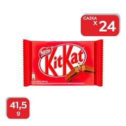 Chocolate Kit Kat Ao Leite 41,5g - 24x41,5g - 1853 - Atacado Mirim