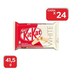 Chocolate Kit Kat Branco 41,5g - 24x41,5g - 19311 - Atacado Mirim
