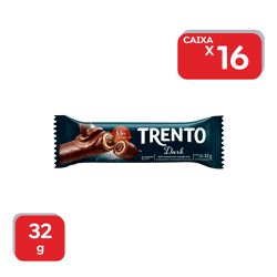 Chocolate Trento Dark Preto Meio Amargo 32g - 16x3... - Atacado Mirim
