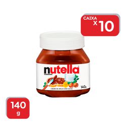 Chocolate Nutella Creme de Avelã 140g - 10x140g - ... - Atacado Mirim