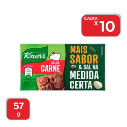 Caldo De Carne Knnor Tablete 57g - 10x57g - 17797 - Atacado Mirim