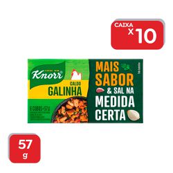 Caldo De Galinha Knnor Tablete 57g - 10x57g - 1001 - Atacado Mirim