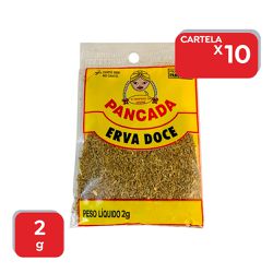 Erva Doce Pancada Sachê 2g - 10x2g - 342 - Atacado Mirim