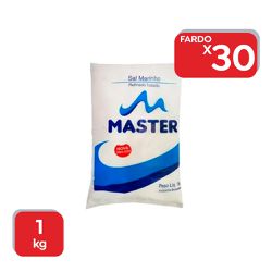 Sal Refinado Master 1kg - 30x1Kg - 16322 - Atacado Mirim