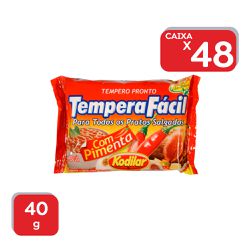 Tempera Fácil Kodilar Carne / Pimenta 60g - 1x48Un... - Atacado Mirim
