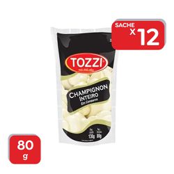 Champignon Inteiro Tozzi Sache 80g - 12x80g - 1504 - Atacado Mirim