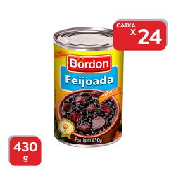Feijoada Bordon Lata 430g - 24x430g - 135 - Atacado Mirim