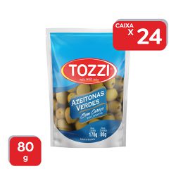 Azeitonas Verdes Tozzi Sem Caroço Sache 80g - 24x8... - Atacado Mirim