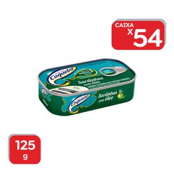 Sardinha Coqueiro Com Óleo 125g - 1x54Un - 160 - Atacado Mirim