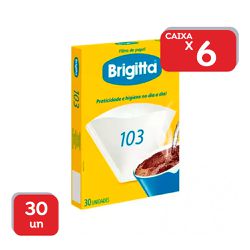 Filtro De Papel Para Café Brigitta Nº 103 - 1x6 Un... - Atacado Mirim