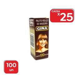 Palito De Dente Gina - 25x100 Un - 273 - Atacado Mirim