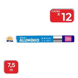 Papel Alumínio Wyda 45cm Pratic 7,5mts - 1x12 Un -... - Atacado Mirim