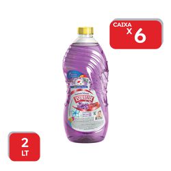 Desinfetante Esfrelux Lavanda 2L - 6x2L - 19775 - Atacado Mirim